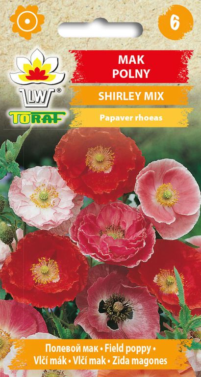 Mak polny mix Shirley [1g] nasiona (1)