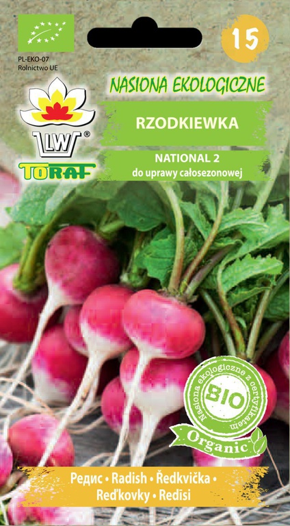 BIO Rzodkiewka National 2 [5g] nasiona (1)