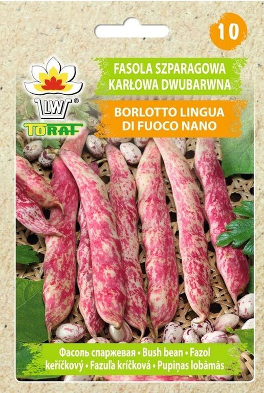 Fasola szparagowa karłowa Borlotto [30g] nasiona (1)