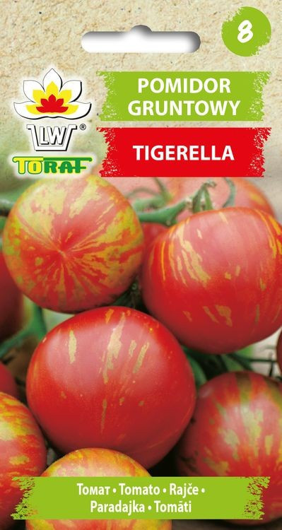 Pomidor gruntowy tyczny Tigerella I [0,5g] nasiona (1)