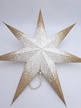 Gwiazda papierowa białozłota 60 cm (2)