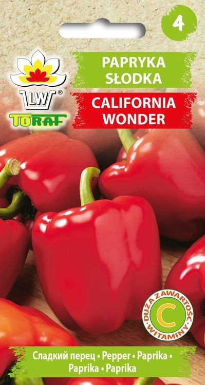 Papryka słodka California Wonder [0,5g], nasiona (1)